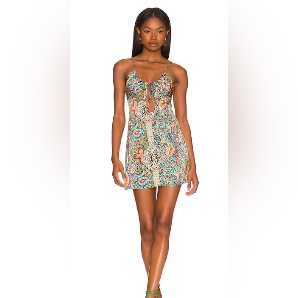Superdown Fernanda Keyhole Mini Dress